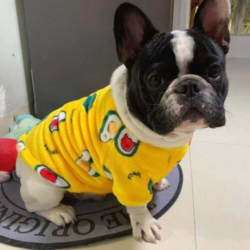 Winter Soft Warm Dogs Jumpsuits Medium Large Dog Clothes Thermal Pajamas for Chihuahua French Bulldog Pullover Ropa Shirt Jacket