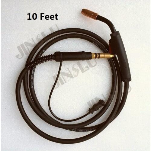 10 Feet Miler Connector 180A Replacement Tweco MIG Welding Gun Torch Tweco Head for 185 millermatic