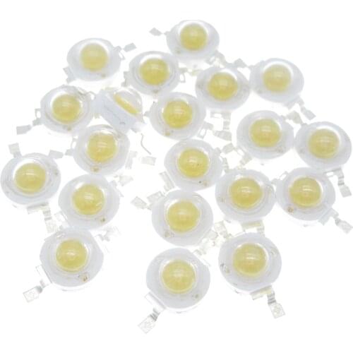 10pcs High Power LED Diodes 5W 4 Chip Red Green Blue Yellow Cold White 10000K 30000K Full Spectrum Grow Light Beads