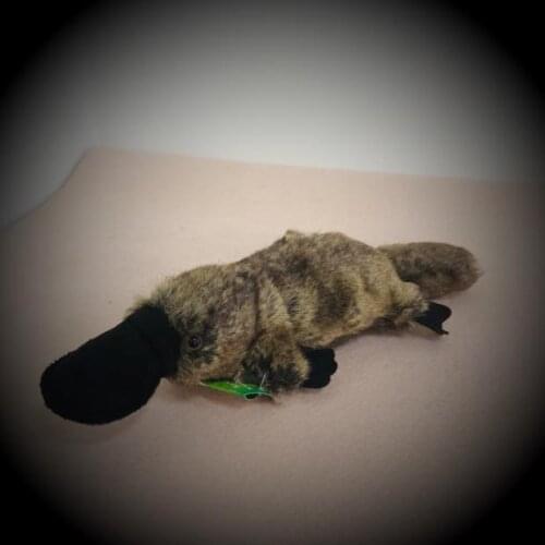 12cm Cute Little Platypus Plush Toys Meme Simulation Stuffed Animal Dolls for Christmas Gift Key Pendent