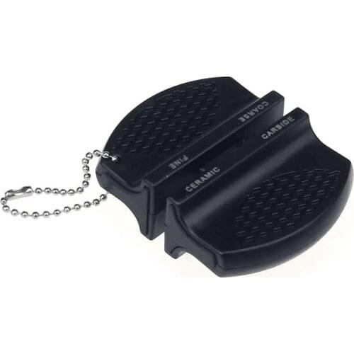 500PCS Mini Ceramic Rod Tungsten Steel Camp Pocket Kitchen Knife Sharpener Tool