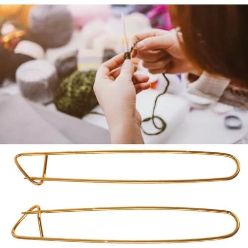 B0KB 1 Set Yarn Knitting Aluminum Stitch Holders Safety Pins Stitch Counter Locking Marker