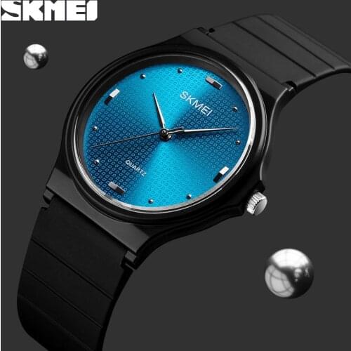 SKMEI Men Women Watches Fashion Quartz Wristwatches 3bar Waterproof Personality Creative PU Strap Watch relogio feminino 1421
