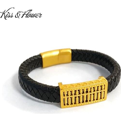 KISS&FLOWER Leather Bracelets