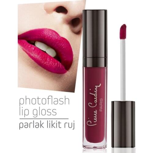 Pierre Cardin Photoflash Lipgloss-Bright Liquid Lipstick-Royal Crimson