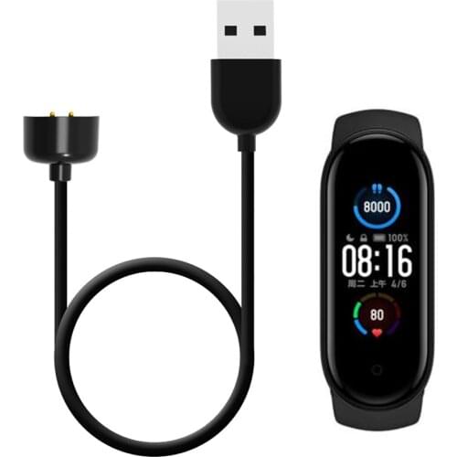 Magnetic USB Charging Cable Cord Dock Fast Charger Adapter For Xiaomi Mi Band 5/6 Smartband Miband Smart Wristband Accessories