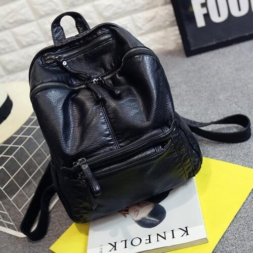 MJ Women's Leather Backpacks