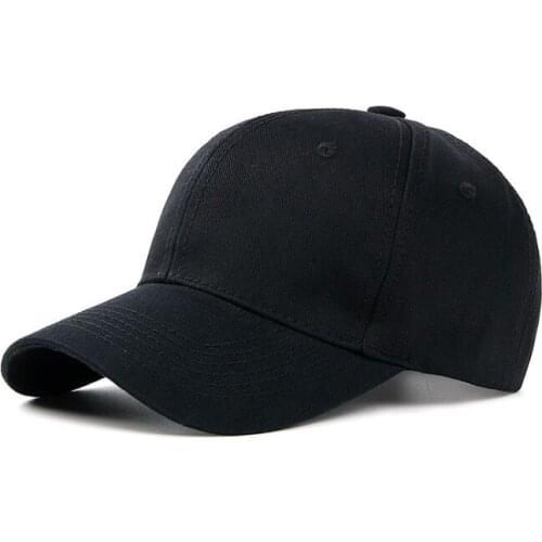 100% New Cotton Plain Baseball Caps Dad Hat Man and Women Casual Adjustable Snapback Hat Casquette