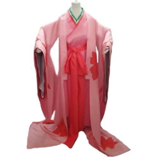 Nura: Rise of the Yokai Clan Nurarihyon no Mago Yohime kimono Cosplay Costume 11