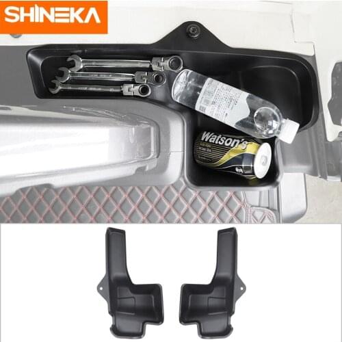 SHINEKA Stowing Tidying Car Trunk Side Storage Box Organizers Container Holder 4 Door Accessories For Jeep Wrangler JL 2018-2021