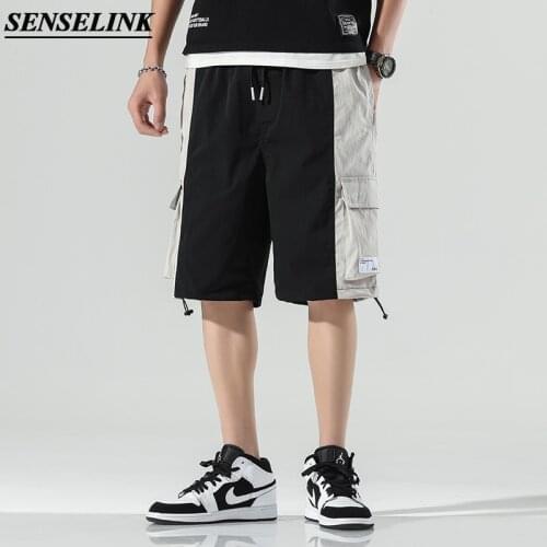 2021 Summer New Style Hot Sale Solid Color Shorts Men Casual Fashion Pure Cotton Beach Pants Loose Comfortable Shorts Men Shorts