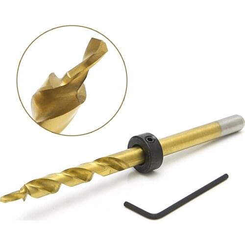 3/8 inch 9.5mm Pocket Hole Replacement Twist Step Drill Bit For Kreg Manual Stop Collar
