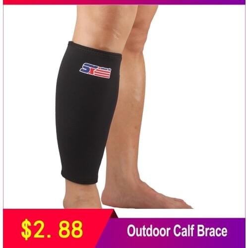 SX561 Outdoor Sports Calf Brace Sport Calf Stretch Brace Support Protector Wrap Shin Running Bandage Leg Sleeve Compression