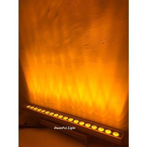 20lot Outdoor IP65 Light 18*15w LED Wall Washer rgbwa led wall wash light for Building Facade Washing Lighting
