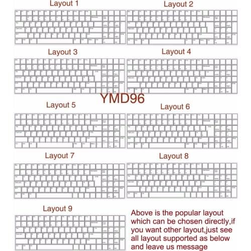 YMDK Assembly Service For YMD96 YMD75 GH60 YD60M YD40 Switches leds