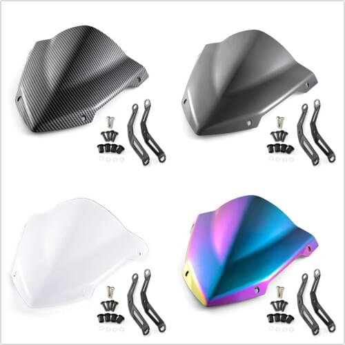 Motorcycle Windshield Windscreen Aluminum Kit Deflector Fits For YAMAHA MT-03 MT03 MT 03 2020 2021 MT25 MT 25 MT-25 2020 2021