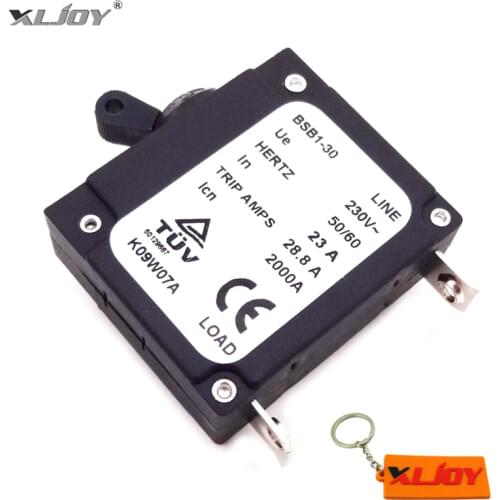 XLJOY 23A Chinese Generator Circuit Breaker BSB1-30 230V 2000A 28.8A Trip Amps HERTZ 50/60