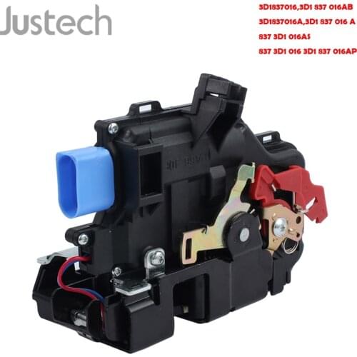 Justech Castle Front Right Side Door Lock Actuator For VW Golf Jetta 3D1837016,3D1837016A,3D1 837 016 A/AB,9 pin Car Door Lock