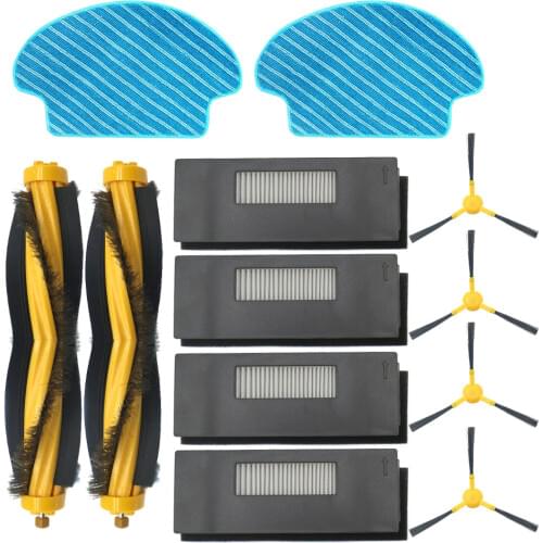 Replacement Main Brush HEPA Filter for Ecovacs Deebot DT85 DT83 DM81 DT85G Vacuum Cleaner Robot Mop Cloth