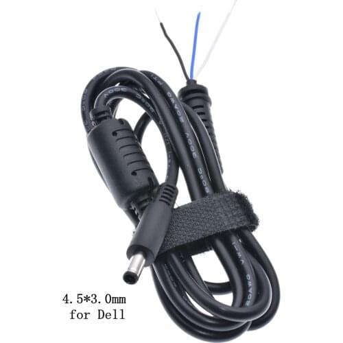 1 piece DC Tip Plug 4.5x3.0 mm/4.5*3.0 mm DC Power Cable with Pin for HP Dell Ultrabook Laptop Charger Power Supply DC Cable
