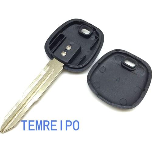 20pcs/lot transponder chip key blank for toyota car key shell toy41 blade car key cover