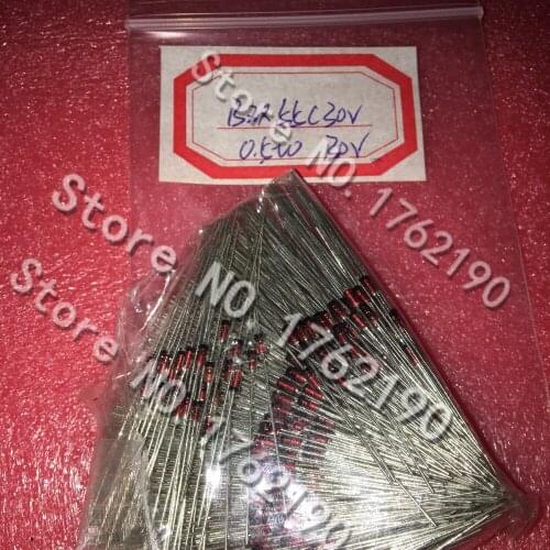 500PCS/LOT BZX55C30V 1 / 2W Zener Diode 30V 0.5W D0-35