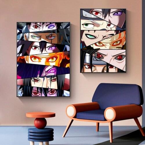 Diamond Embroidery Cross Stitch Kits Anime Eyes Diamond Painting 5D DIY Full Drill Mosaic Rhinestone Painting Home Decor