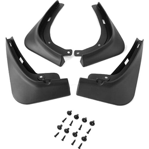 For Tesla Model Y Mudguards Modified Free Perforated Front And Rear Wheel Mudguards Modified Parts Fender Flares Body Kit