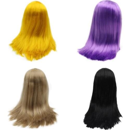 DBS blyth doll icy wig only rbl scalp and dome straight hair only scalp no doll no head for custom doll diy