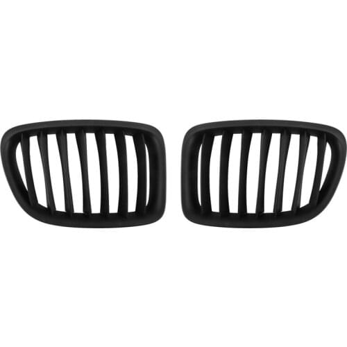 For-BMW E84 X1 M Matte Black Kidney Sport Hood Car Front Grill Grille SUV 2010-2015 51112993305,51112993306