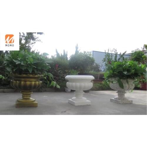 European plastic garden concrete flower pot molds for sale