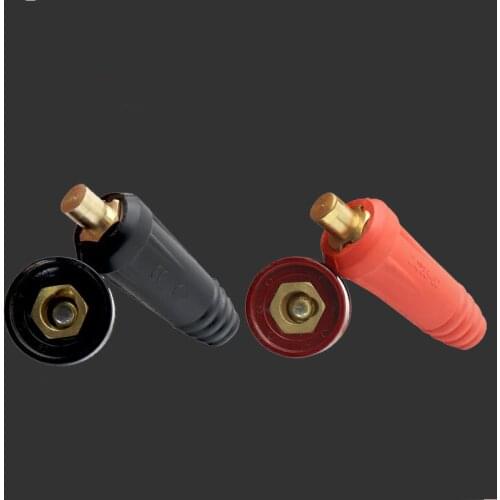 Cable Connector for Europe Welding Machine Quick Fitting Male Female Socket Plug DKJ10-25 35-50 50-70 panel connector