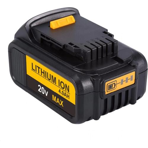 Best LED 20V 4000mah Li-ion Battery for Dewalt 20V DCB200 DCB180 DCB181 DCB181-XJ DCB201 DCB203 DCB204 DCB205 DCB206