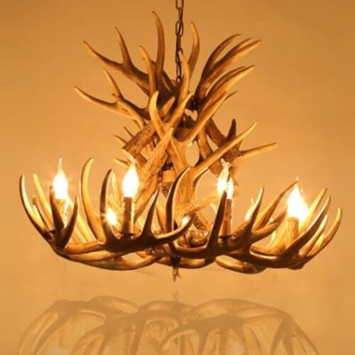 Industrial Wind Antler Chandelier 12 15 18 Heads LED Lamps Clothing Store Restaurant Living Room Decoration Chandelier PA0409