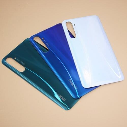 New For OPPO Realme X2 XT Back Battery Cover 3D Glass Rear Door Housing Panel Case For Realme RMX1991 With Logo +Adhesive 6.4"
