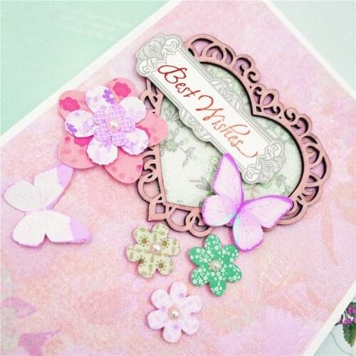 Love the Frame Metal Cutting Dies Stencil Scrapbooking Photo Album Card Paper Embossing Craft DIY