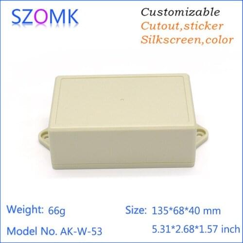 10pcs a lot abs material plastic junction box industry mini electrical enclosure for project cabinet electronics case housing