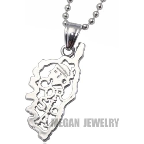 CORSICA map pendant & necklace for women & men, country map CORSICA map jewelry