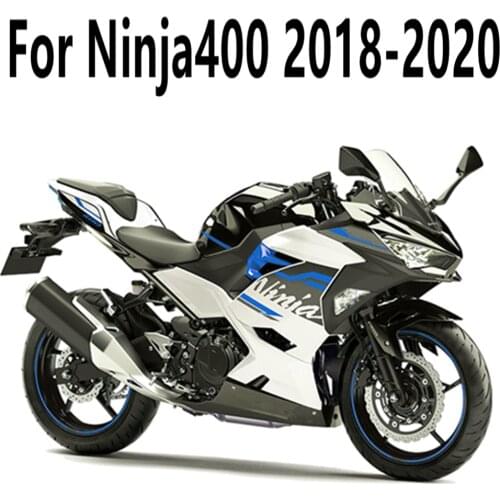 Full Fairing Kits Injection Bodywork Motorcycle for Kawasaki Ninja 400 Ninja400 2018 2019 2020 Cowling Blue Red Letter Decals