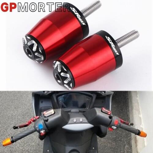 Motorcycle Handlebar Grips End Handle Bar Cap End Plug For Aprilia SR-MAX300 SRMAX 250 300 srmax300 SR MAX 300