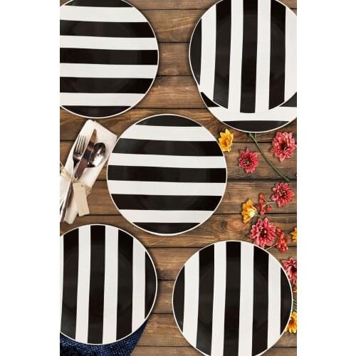 Symmetry Service Plate White 26 Cm 6 Pcs