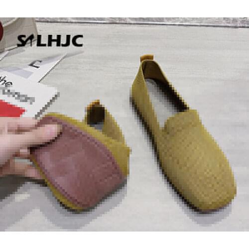 Женские балетки на каблуке SLHJC China At AliExpress