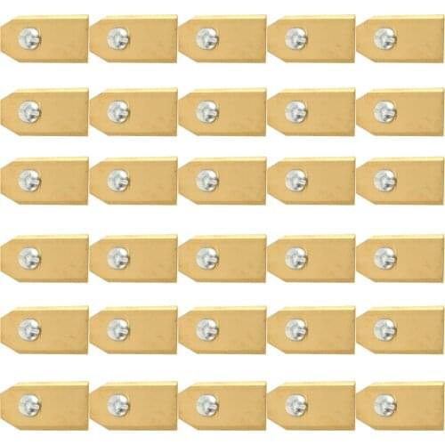 0.75MM Titanium Coated stainless steel Lawn Mower Blade Replacement + Screw Parts for Husqvarna Automowe 30/50/100pcs