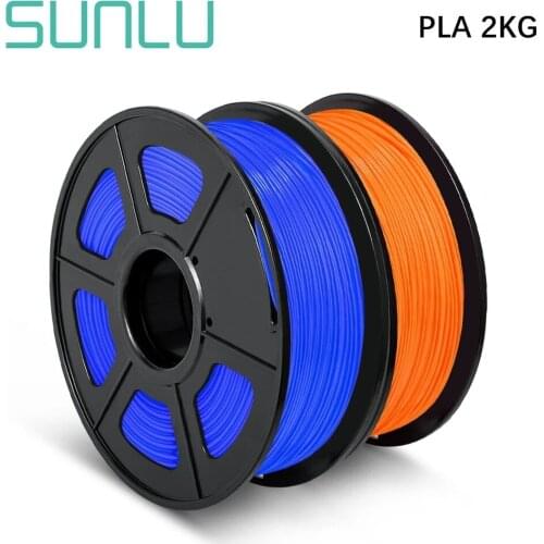 SUNLU PLA Material 2 Rolls 1.75MM 1kg/2.2lbs 3D Printer Refills 100% No Bubble Environmental Protection Material For Children