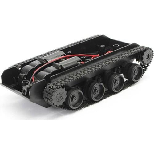 Rc Tank Smart Robot Tank Car Chassis Kit Rubber Track Crawler For Arduino 130 Motor Diy Robot Toys For Children