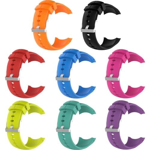 VODOOL Silicone Band for Suunto Spartan Ultra Solid Color Watch Strap Bracelet Wristband Replacement Simple design style