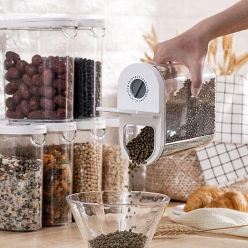 Japanese Plastic Storage Box Close Organizer Containers Transparent Sealed Tank Household Furnishings Kitchen Supplies