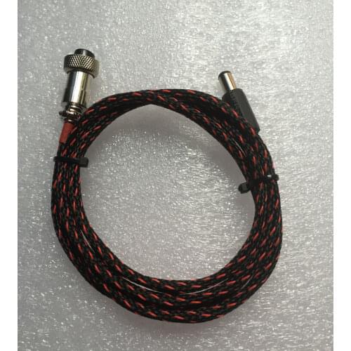 1pcs 1.2M GX16-2 DC output cable 5.5*2.1mm