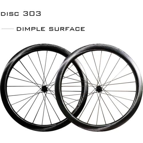 2021 T1000 UD 700C 45mm/58mm depth dimple Surface carbon road disc brake bike wheels wheelset 142*12 &100*12 XDB/DPD ship