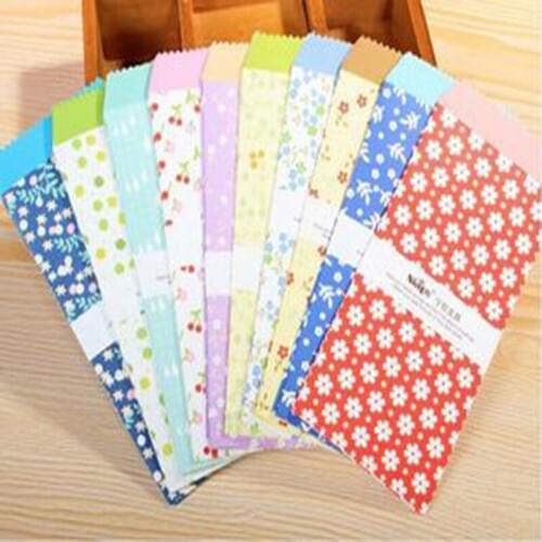 5pcs Flower Paper Envelope School Office Student Envelope Kawaii Gift Envelope Multi Function Letter Package Korea Stationery